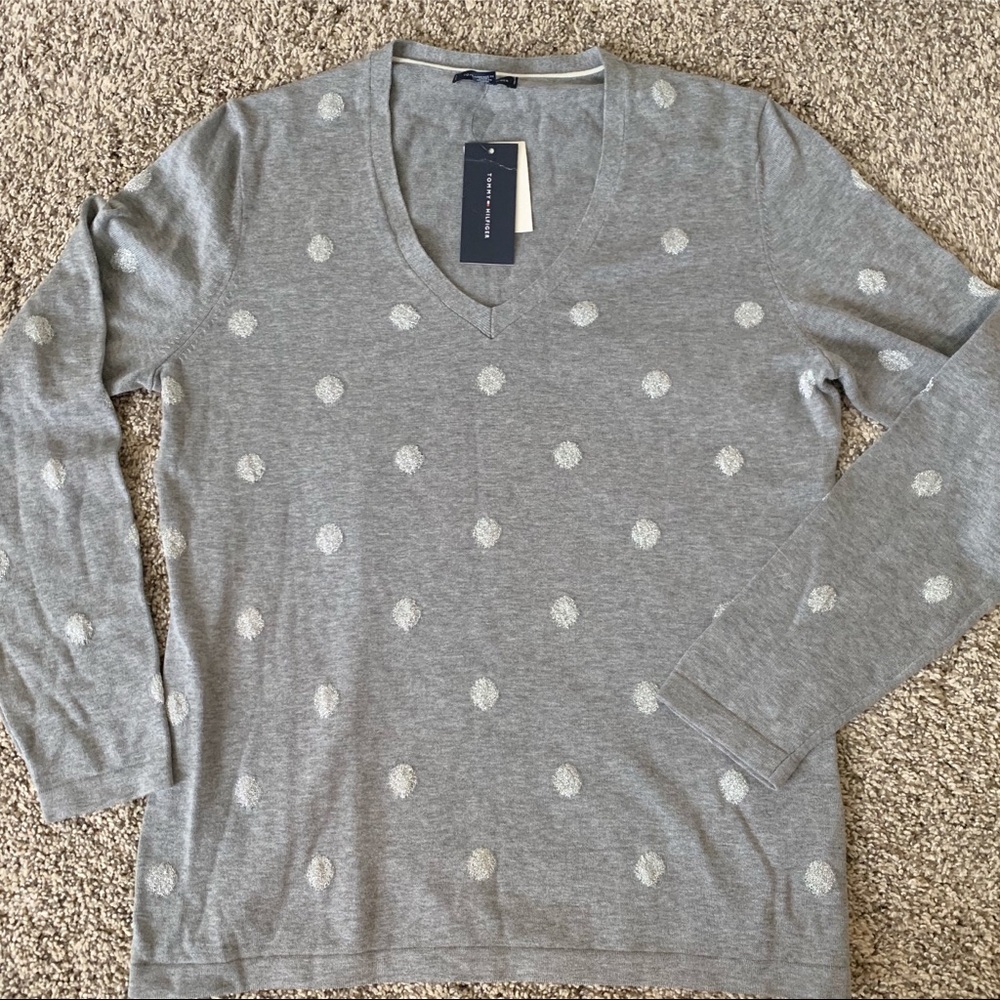 Tommy Hilfiger Silver sweater
